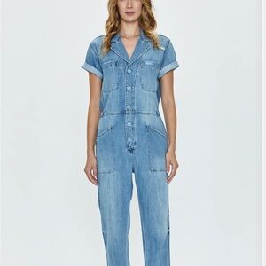Pistola Grover Blue Denim Jumpsuit